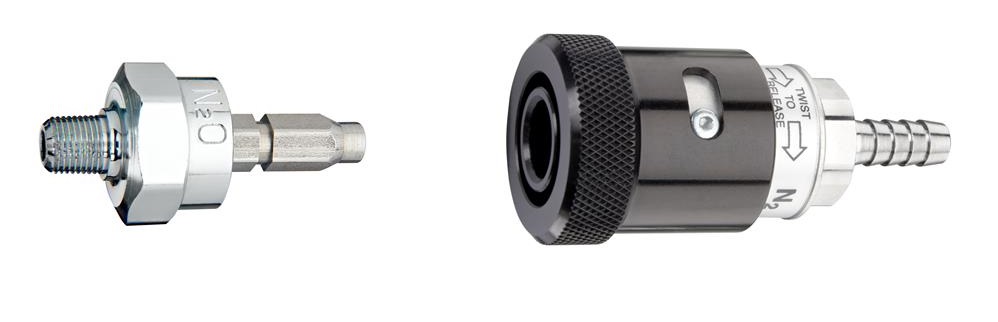 Schrader®-Style Quick Connects | Medical Gas Fittings
